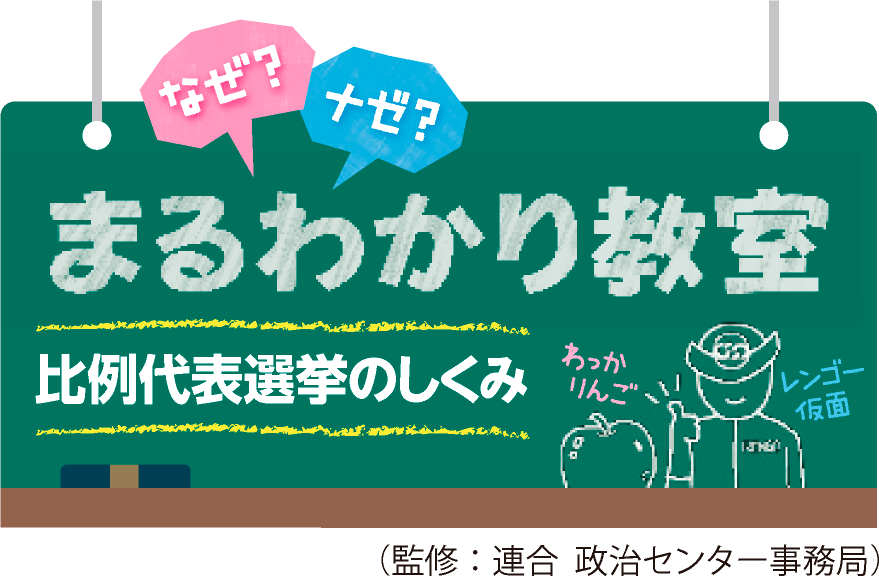 比例代表選挙のしくみ「まるわかり教室」